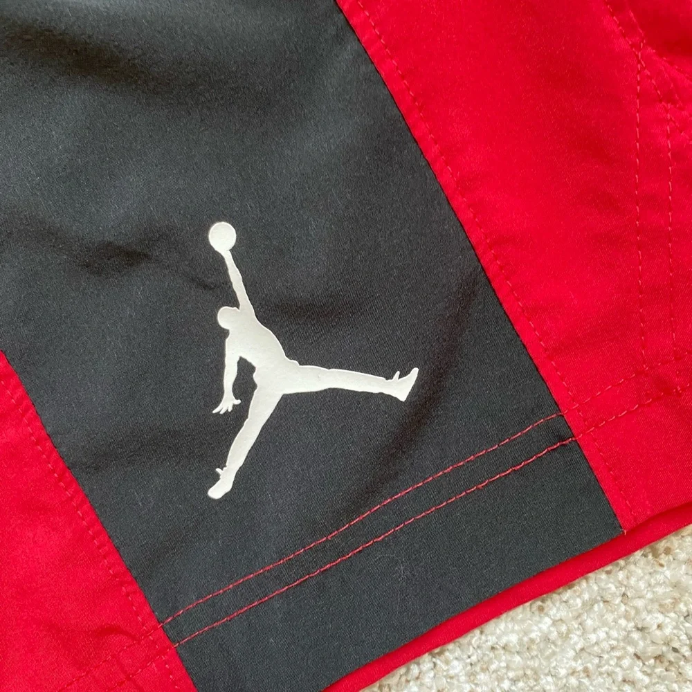 Men’s Jordan Black and Red Shorts